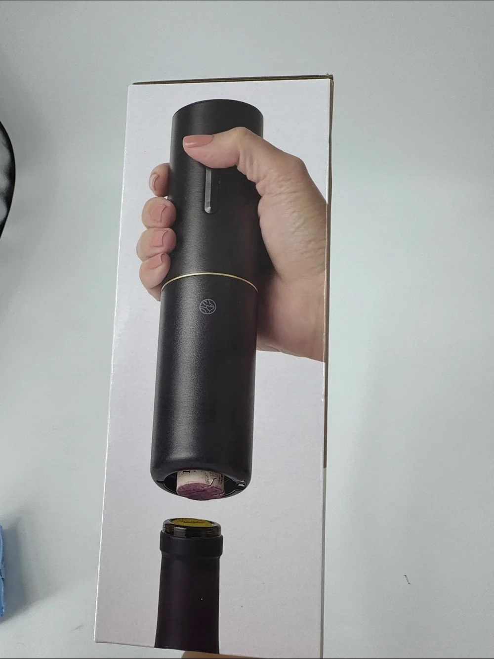 RBT 5-Piece Electric Wine Set — Black & Gold NEW in BOX